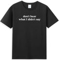 Don't Hear What I Didn't Say Funny Minimalist Autism Awareness Unisex , , , Long Sleeve Tee