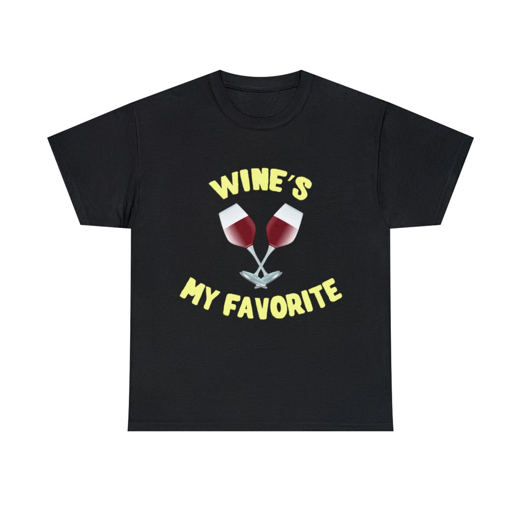 Wine's My Favorite Funny Graphic Tee Shirt, S-5XL