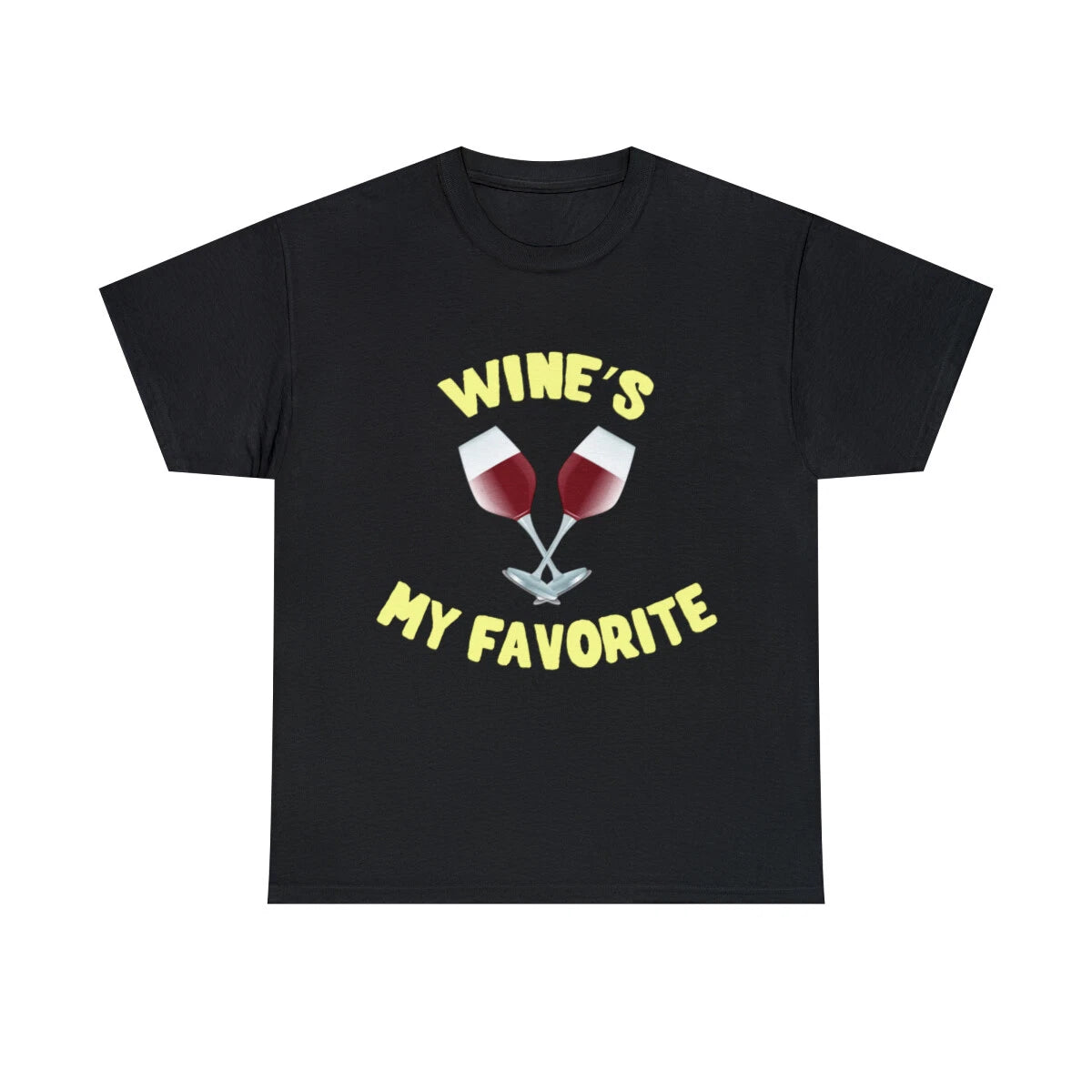 Wine's My Favorite Funny Graphic Tee Shirt, S-5XL
