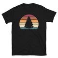 Retro Pine Tree Minimalist Evergreen Sunset Short-Sleeve Unisex Unisex , , , Long Sleeve Tee