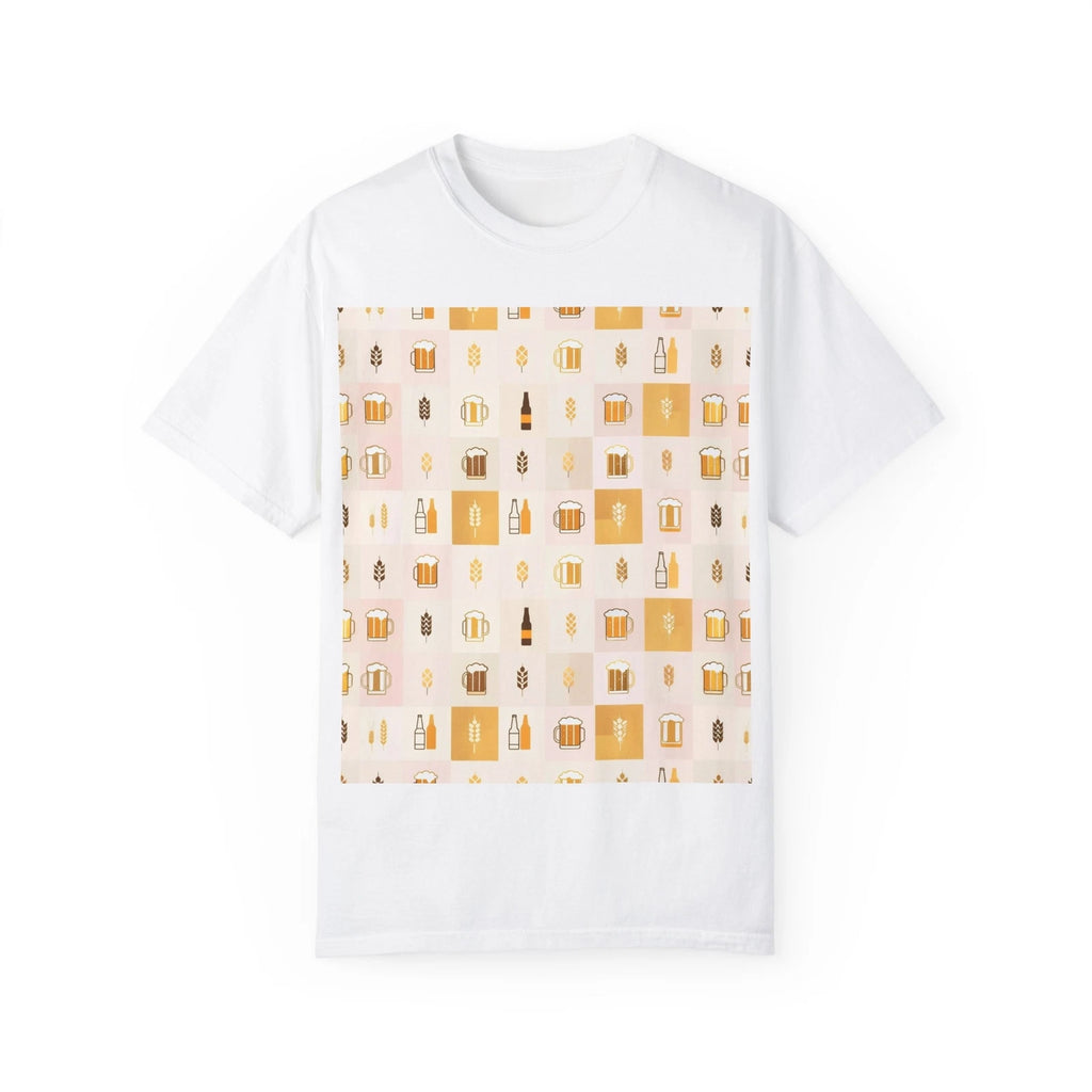 Warm & Cozy Designs: Unisex Garment-Dyed T-Shirt, Casual Wear, Beer Lovers