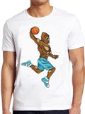 Bigfoot Playing Basketball Funny Cool Meme Cult Movie Gift Tee T Shirt M782 Unisex , , , Long Sleeve Tee