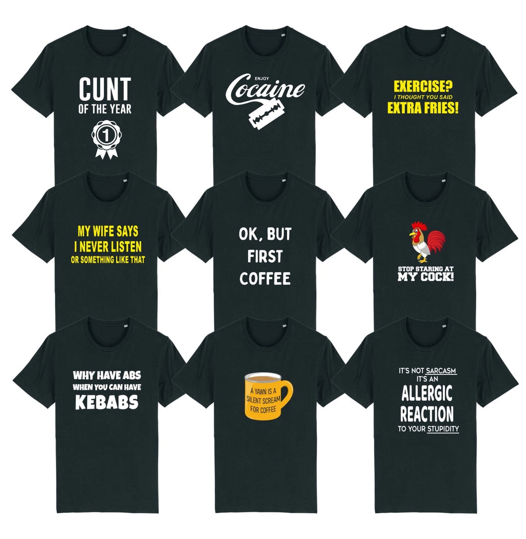 Funny Joke T-Shirts Fathers Day Birthday Gift Novelty TShirt Tee Top