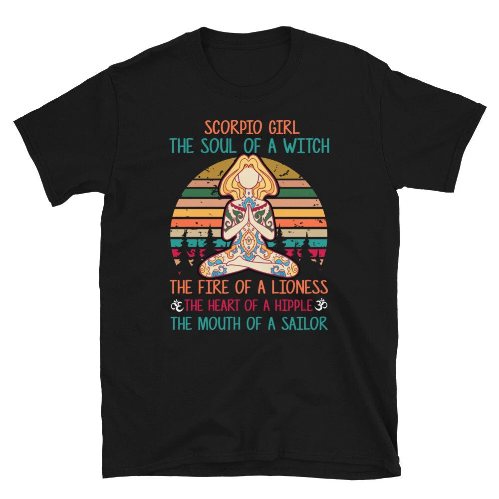Scorpio Girl Sassy Sarcastic Yoga Joke