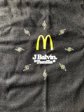 Authentic New McDonald’s X J Balvin Crew 2020 Black Employee T Shirt All Sizes Unisex , , , Long Sleeve Tee