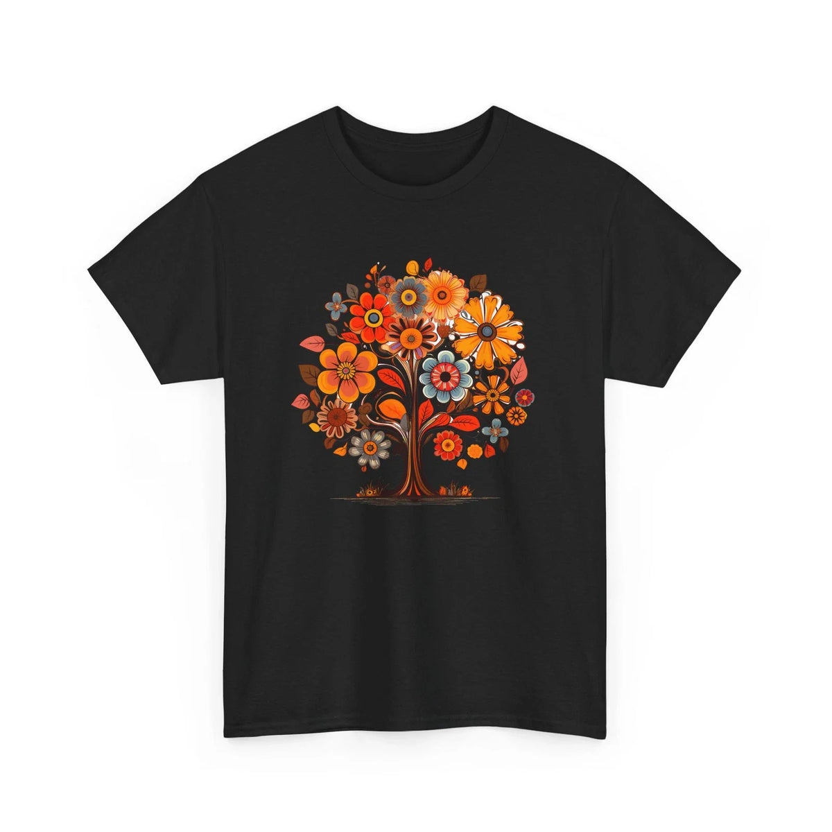 Fall Aesthetic | Autumn Leaves Pumpkin Spice | Autumn Equinox Tree Unisex , , , Long Sleeve Tee