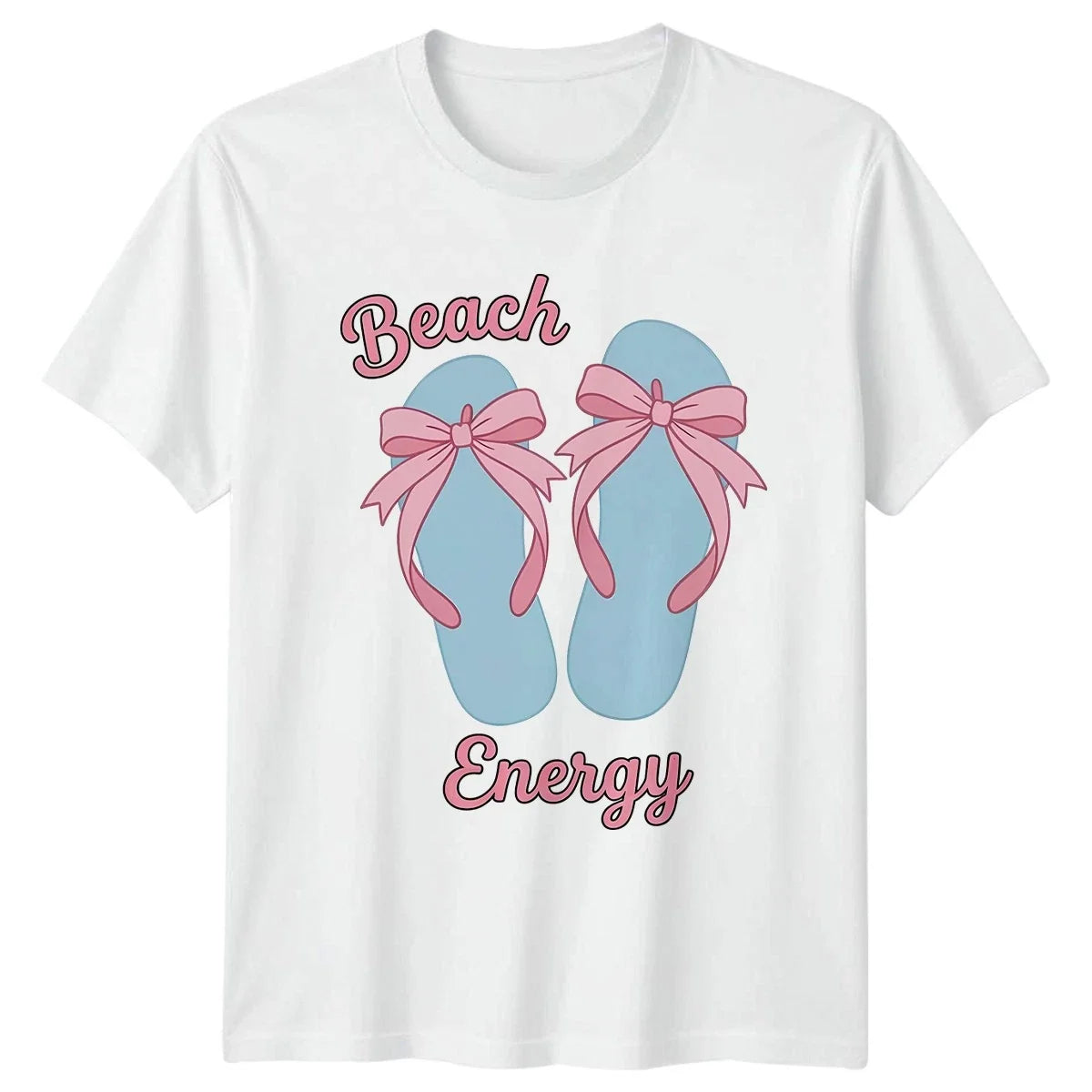 Beach Energy Womens Cute Coquette Beach Summer Holiday Gift For Her Unisex , , , Long Sleeve Tee