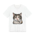 Funny Smoking Cat Meme Graphic Tee Gen Z Aesthetic Retro Cat Lover Gift Unisex , , , Long Sleeve Tee