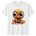 Cute Octopus And Crab Ocean Life Marine Animal Birthday Gift For Him Her Unisex , , , Long Sleeve Tee