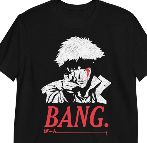 Bang Space Cowboy - Cowboy Bebop Anime Inspired T-Shirt by Rev-Level