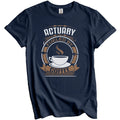Actuary Fueled By Coffee Funny Actuarial Graphic T-Shirt