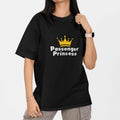 Passenger Princess T Shirt Funny Girlfriend Gift Cute Crown Graphic Tee Unisex , , , Long Sleeve Tee