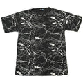 Deebka Abstract Splatter Graphic TShirt Mens LG Black White Excellent Cotton (B) Unisex , , , Long Sleeve Tee
