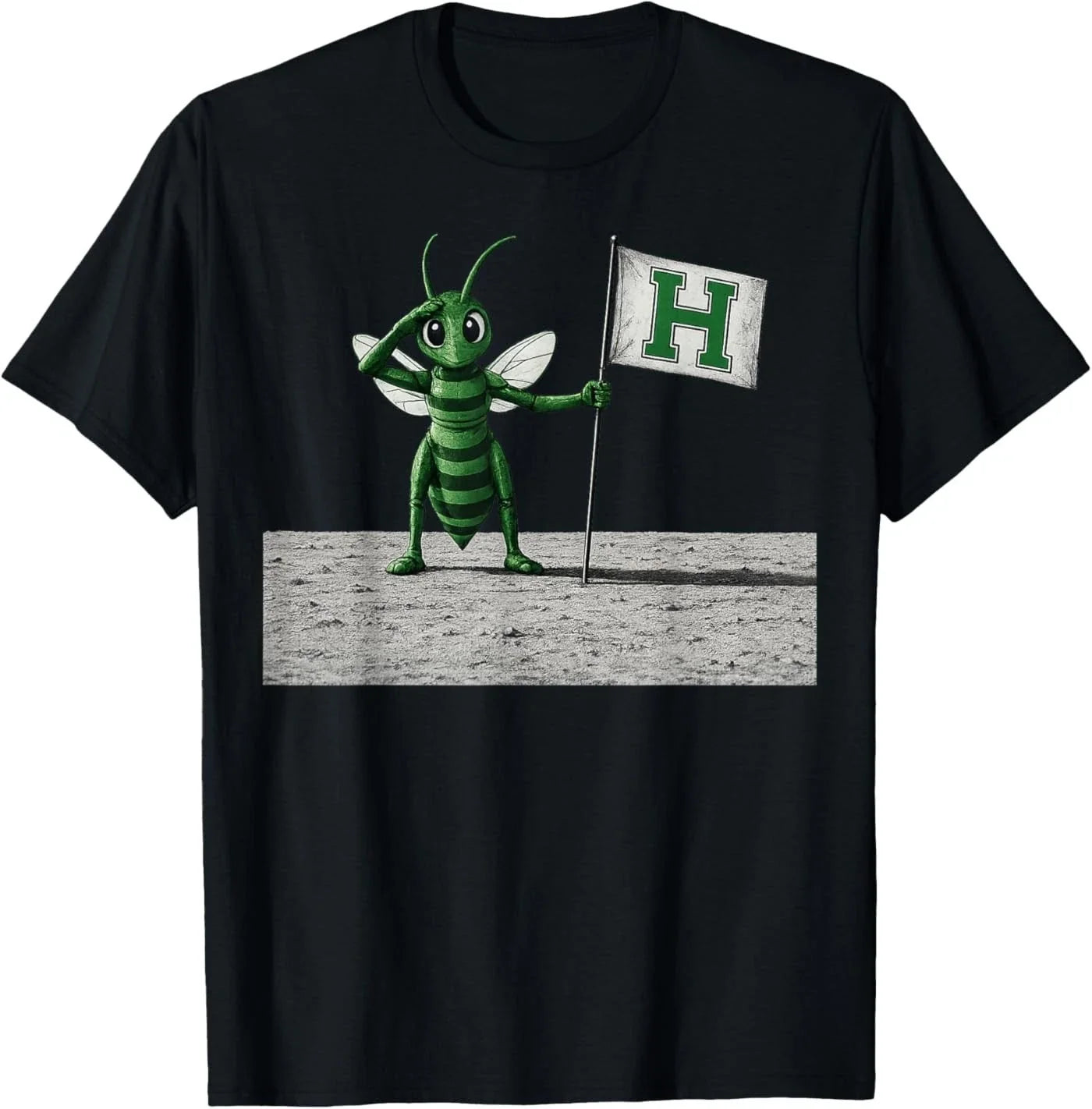 Hornet Moon Landing Proud Salute Cute Funny Spirit Unisex , , , Long Sleeve Tee