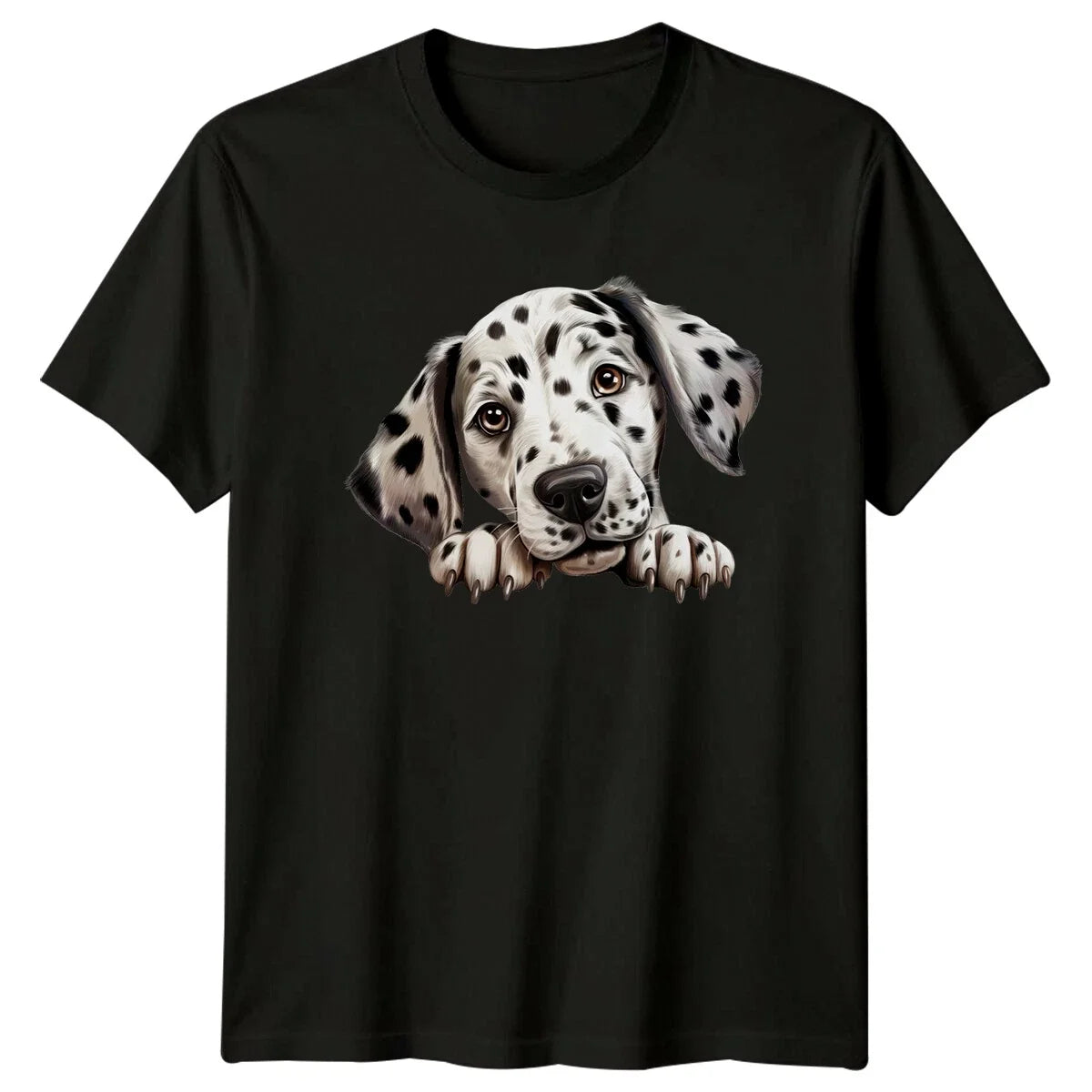 Cute Dalmatian Puppy Dog Breed Lover Graphic Novelty Unisex , , , Long Sleeve Tee