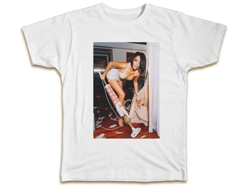 Rihanna Hoovering - Men Women Music Pop Cool Designer Birthday Gift Unisex , , , Long Sleeve Tee