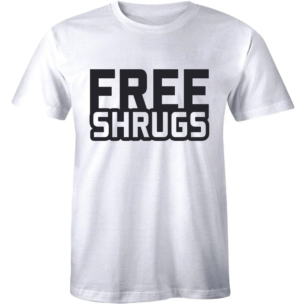 Free Shrugs Funny Shirt Cool Gift Cute Sarcastic Young Men's Tee Unisex , , , Long Sleeve Tee