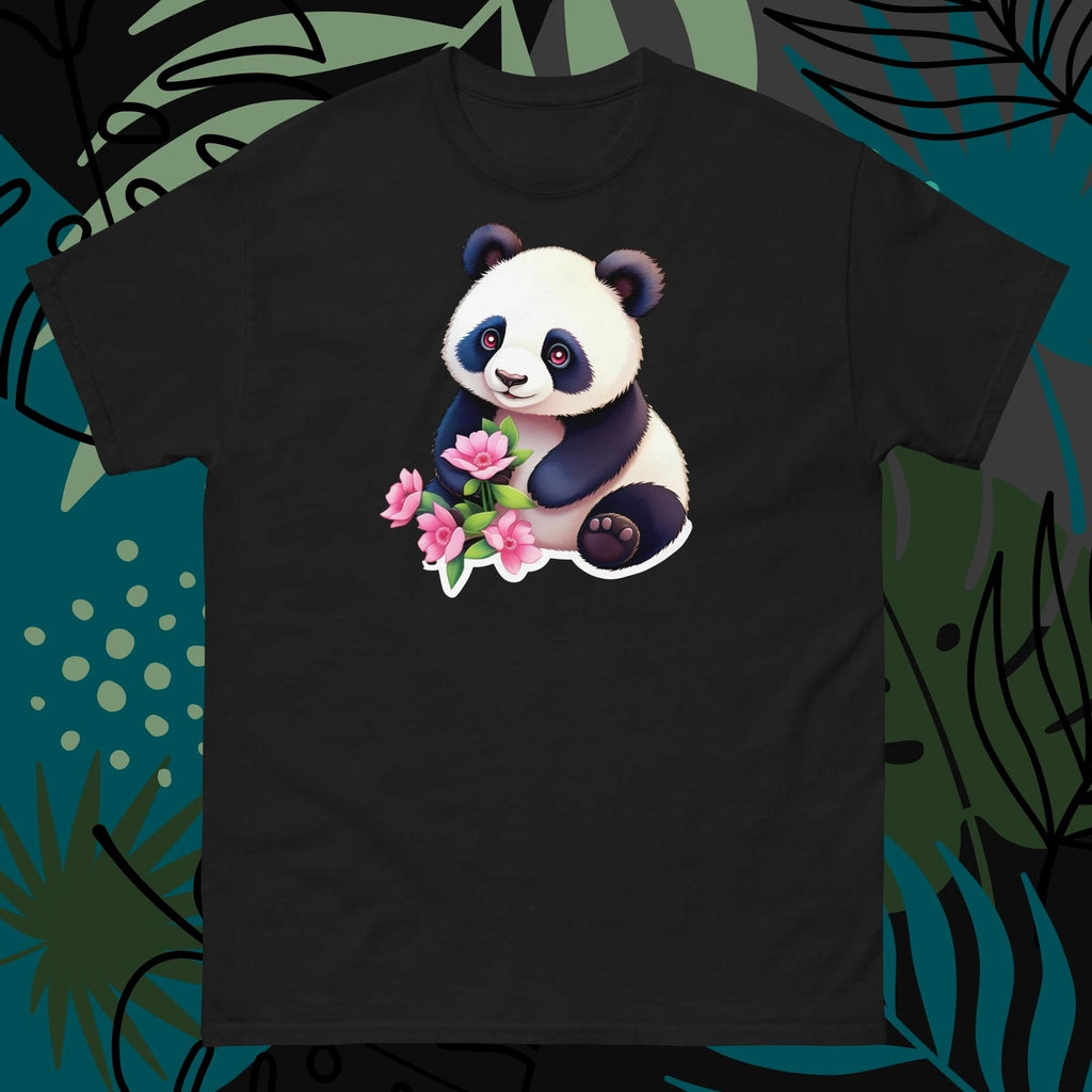 Kawaii Cute Panda Bear Unisex Tshirt v11