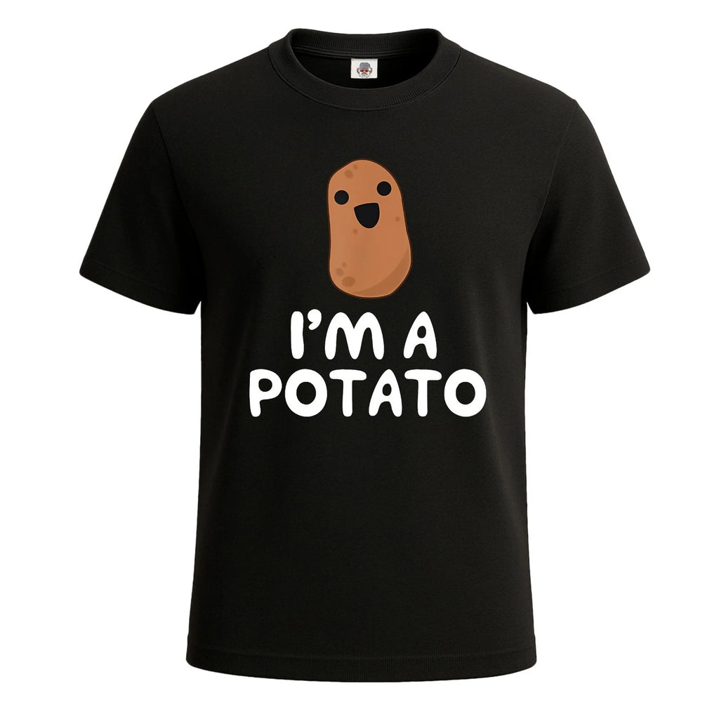 I'm A Potato Potato Vegetable Food Gag Mens T-shirt Gift Party Novelty Top Tee