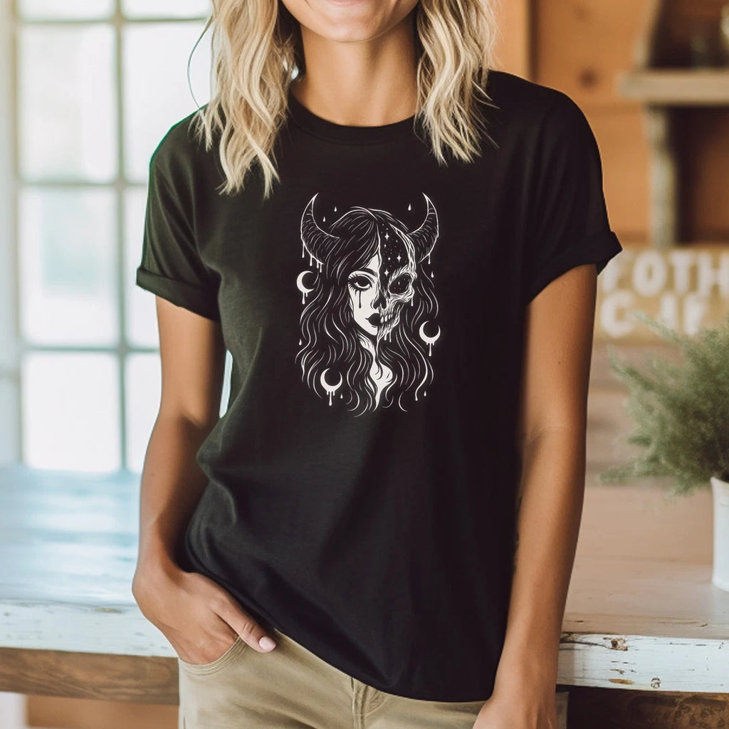 Demon Girl Horror Anime Manga Japanese Art Alt Kawaii Goth T-Shirt