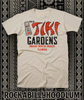 Retro Travel Tee T Shirt Vtg Art State Souvenir Florida Tiki Gardens Unisex , , , Long Sleeve Tee