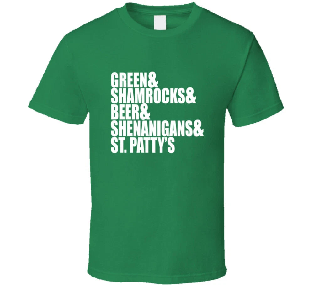 Green& Shamrocks& Beer& Shenanigans St Pattys Beer Lovers St Patrick