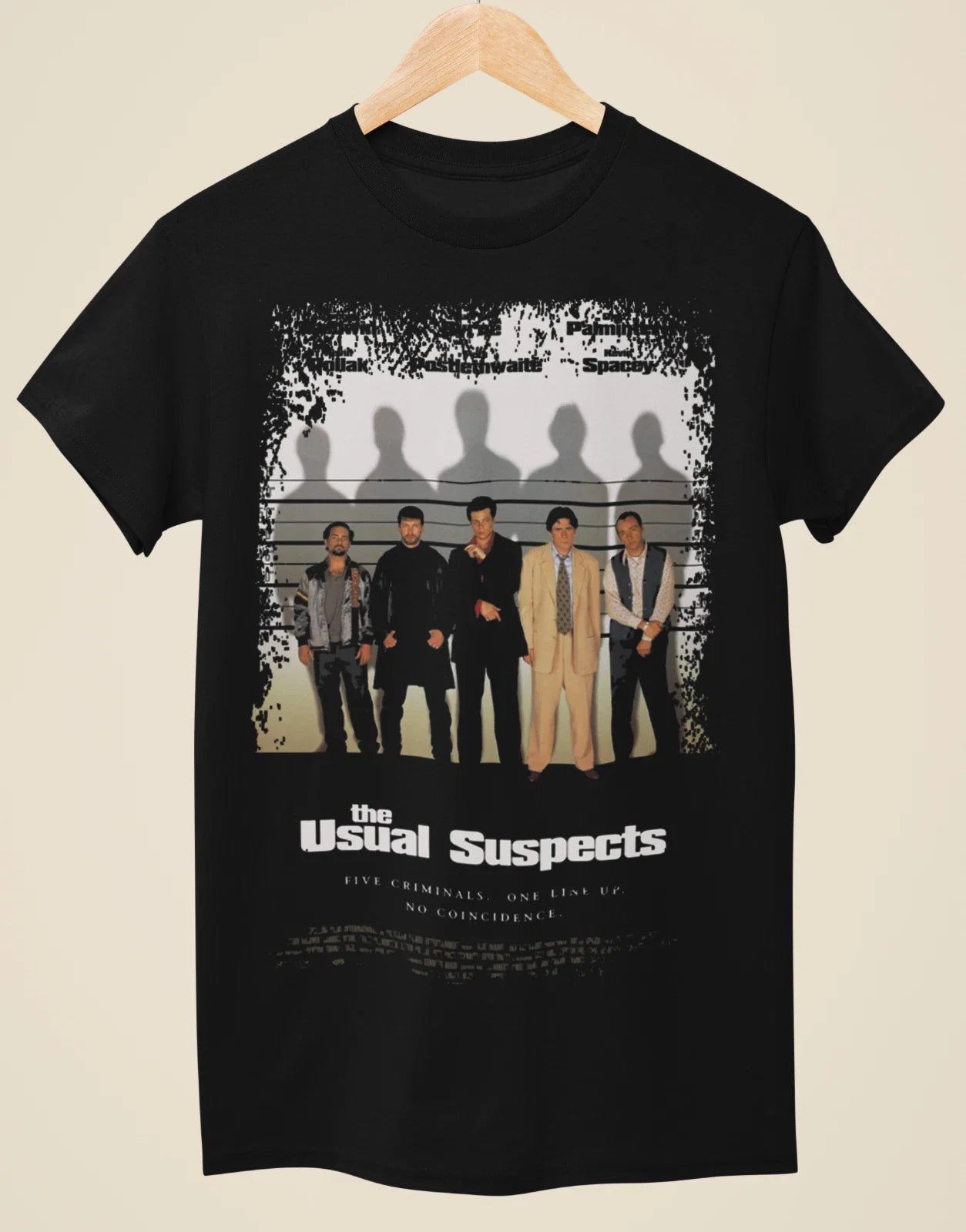 The Usual Suspects - Movie Poster Inspired Unisex Black Unisex , , , Long Sleeve Tee