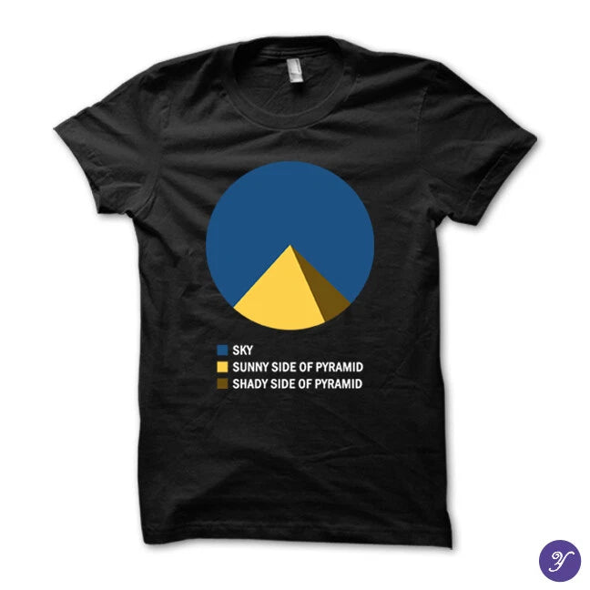 Pyramid Chart tshirt - funny charts