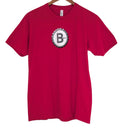 American Apparel T-shirt L red tubular B Spot beverage beer USA