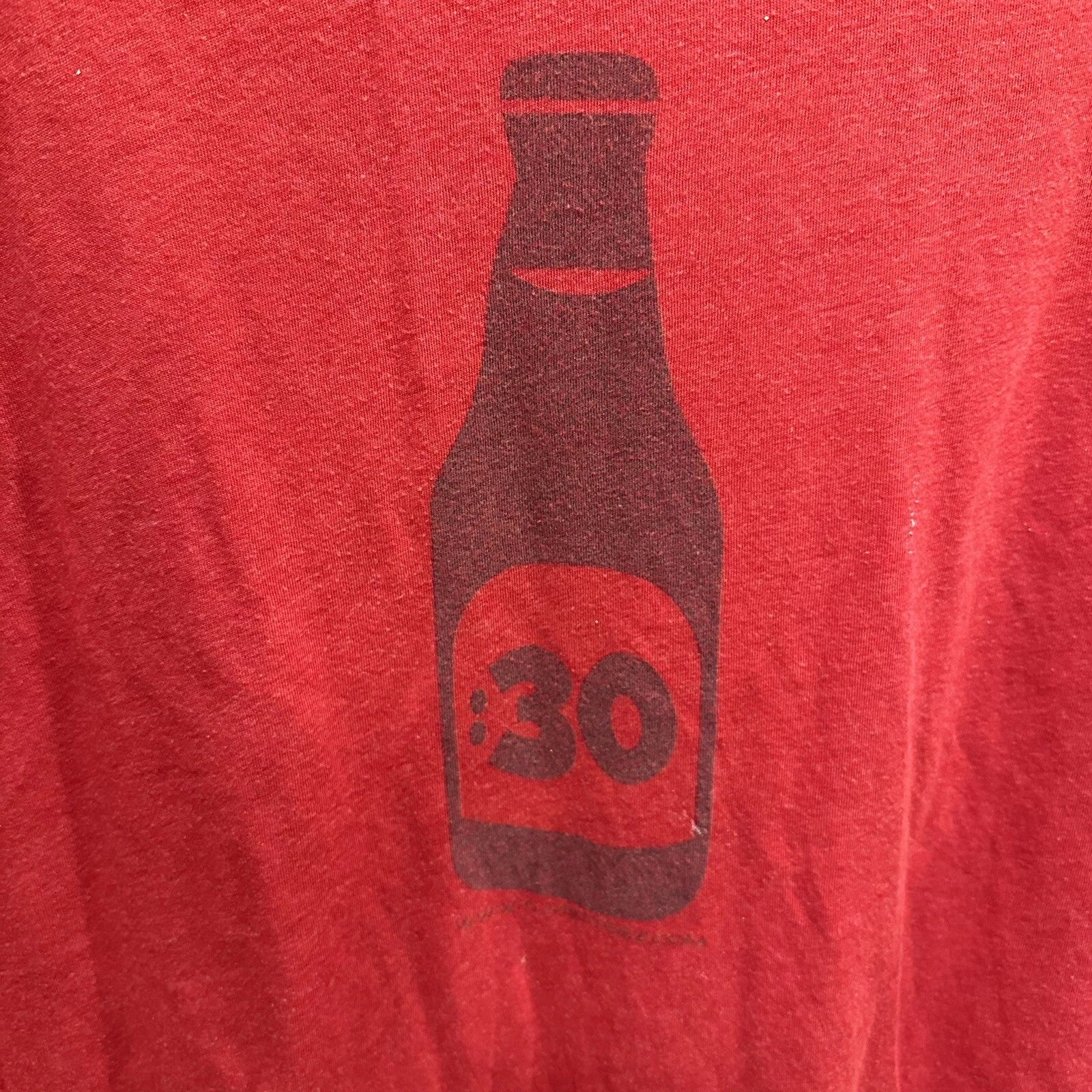 Beer:30 Men’s T-Shirt Size XLarge Red Beer Octoberfest Brew Custom Special B5