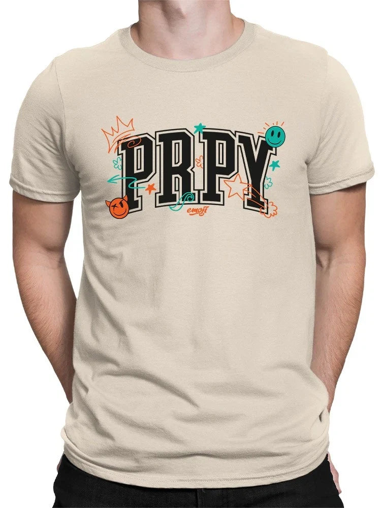 PRPY Street Graphic - Playful Symbols Art Design Men's Unisex , , , Long Sleeve Tee