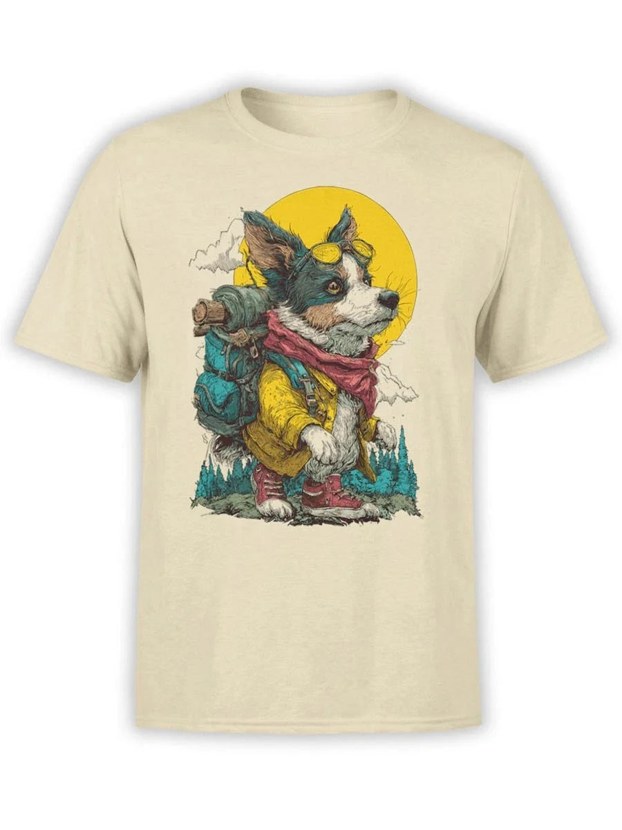FANTUCCI Trail Sniffer | Cute Adventure Dog Tee for Nature Love | Unisex Unisex , , , Long Sleeve Tee