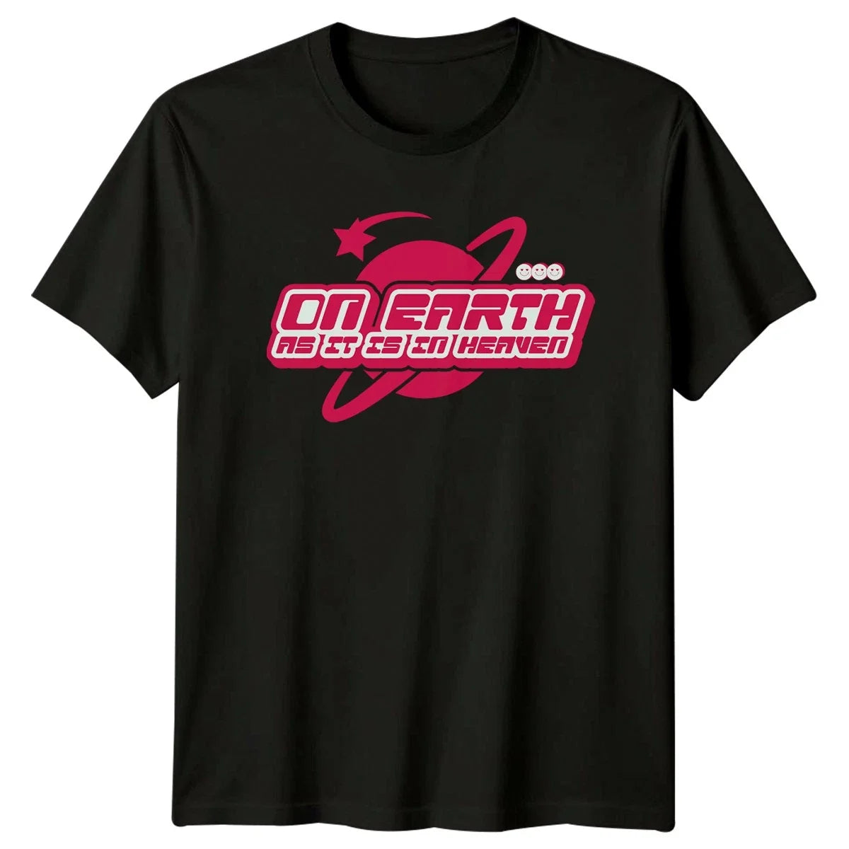 On Earth As It Is In Womens Y2K Aesthetic Spiritual Faith Unisex , , , Long Sleeve Tee