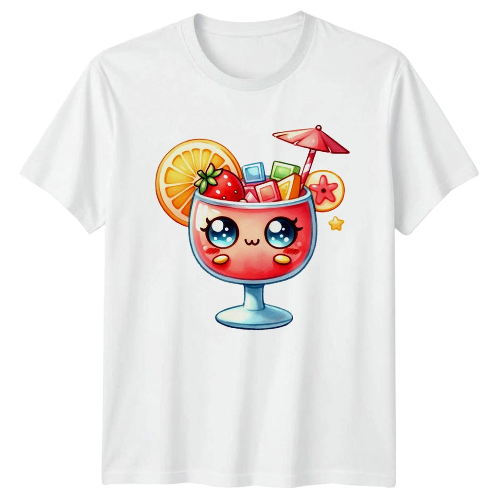Kawaii Cocktail Drink Summer Fun T-Shirt Kawaii Drink Summer Holiday