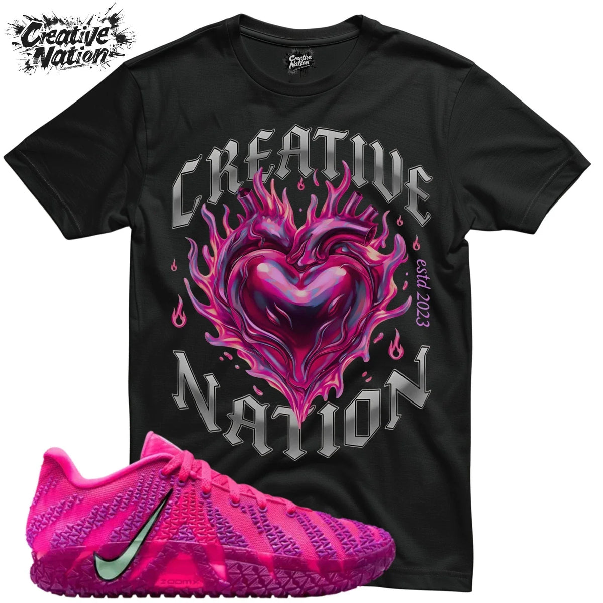 Shirt To Match 3 Max Volume Unisex Tee Sneaker Shirt Heart Shirt Unisex , , , Long Sleeve Tee