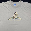 Vintage 90s Think Skateboards Monster Chained Art , Sz XL (23.5x28") Rare Unisex , , , Long Sleeve Tee