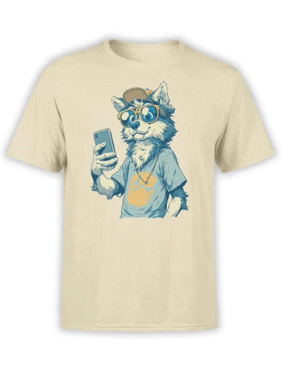 FANTUCCI Selfie Pup | Funny Dog Tee | Unisex Unisex , , , Long Sleeve Tee