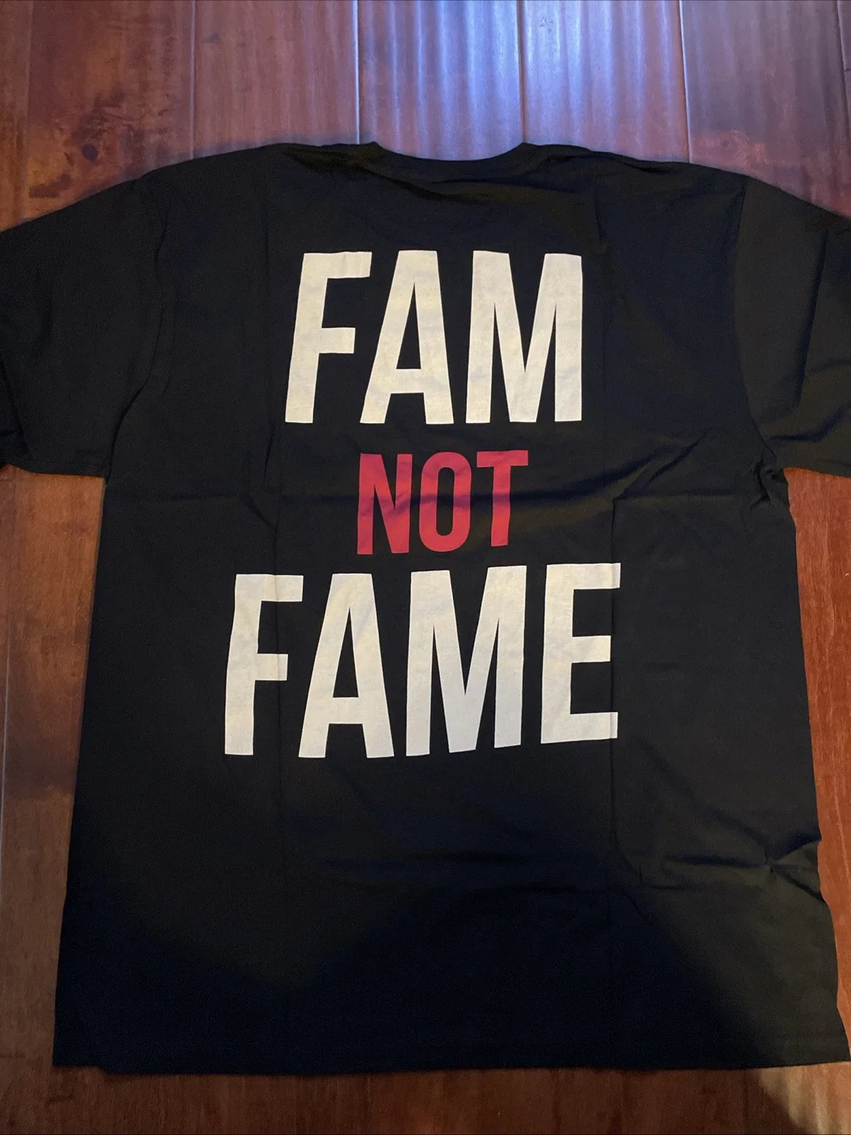 the creative cartel crew Spell Out “fam not fame “t shirt XL Unisex , , , Long Sleeve Tee