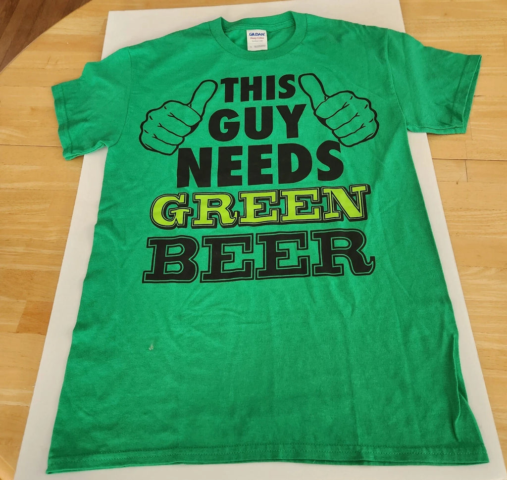 Graphic T-Shirt This Guy needs Green Beer