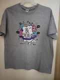 ; XL LOGO:,"BE MORE",SOCIAL; ARTISTIC;VISIONARY; CURIOUS".IMAGING USA Unisex , , , Long Sleeve Tee