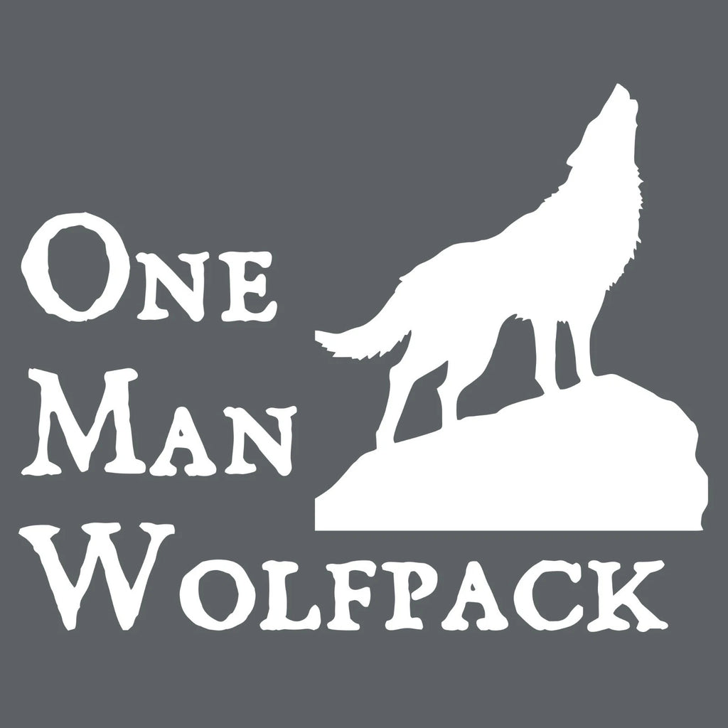 One Man Wolfpack Shirt The Hangove Funny Movie Quote Graphic Tee Men SM-5XL