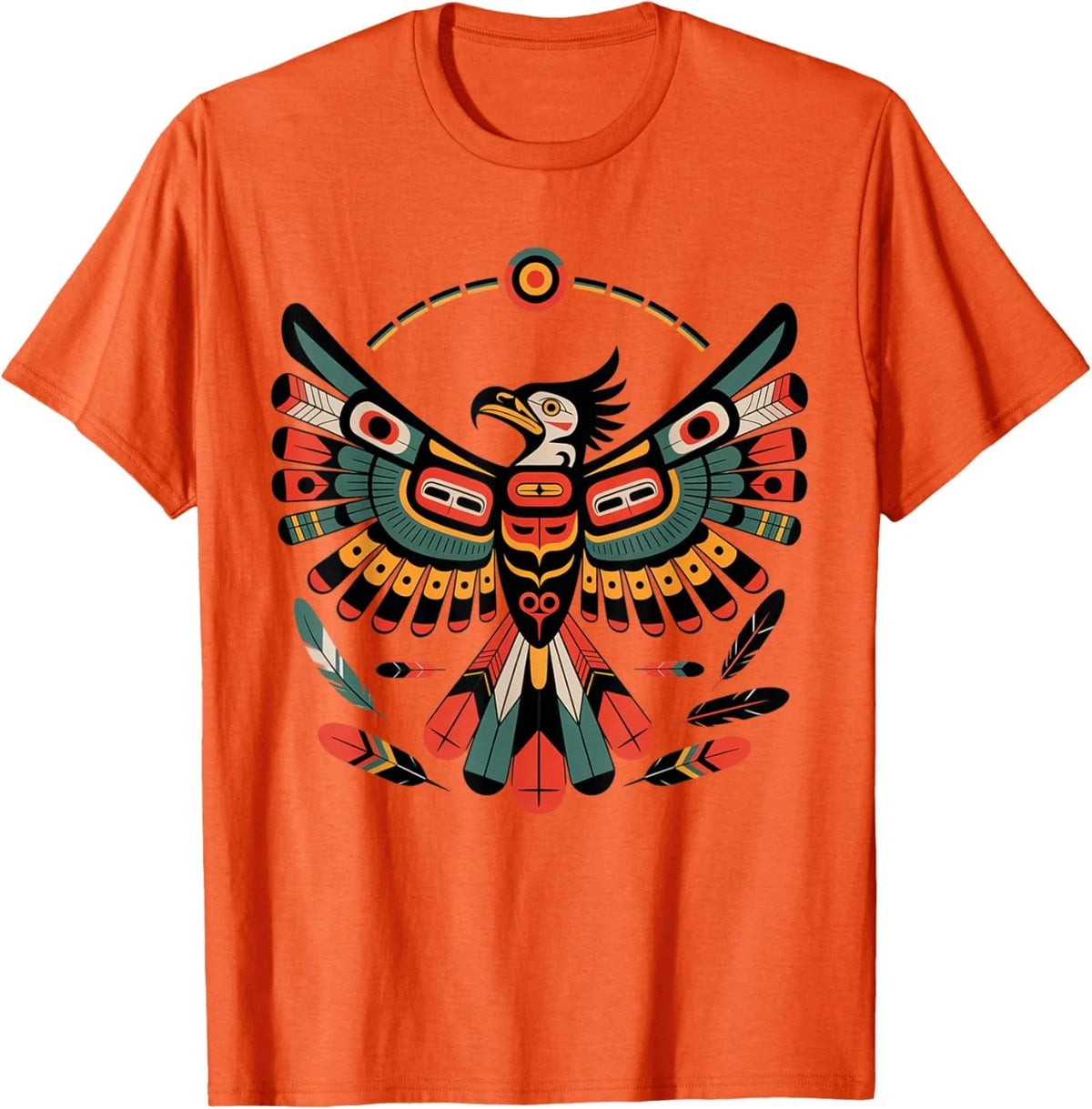 Thunderbird Native American Tribal Art Design Art Unisex Unisex , , , Long Sleeve Tee