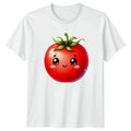Sweet Adorable Kawaii Tomato Design T-Shirt Kawaii Tomato Vegetable Birthday