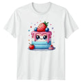 Kawaii Cute Cake With Sweet Sweet Treats Food Birthday Gift Unisex , , , Long Sleeve Tee