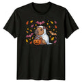 Cute Capybara Ghost Trick Or Capybara Halloween Animal Halloween Unisex , , , Long Sleeve Tee