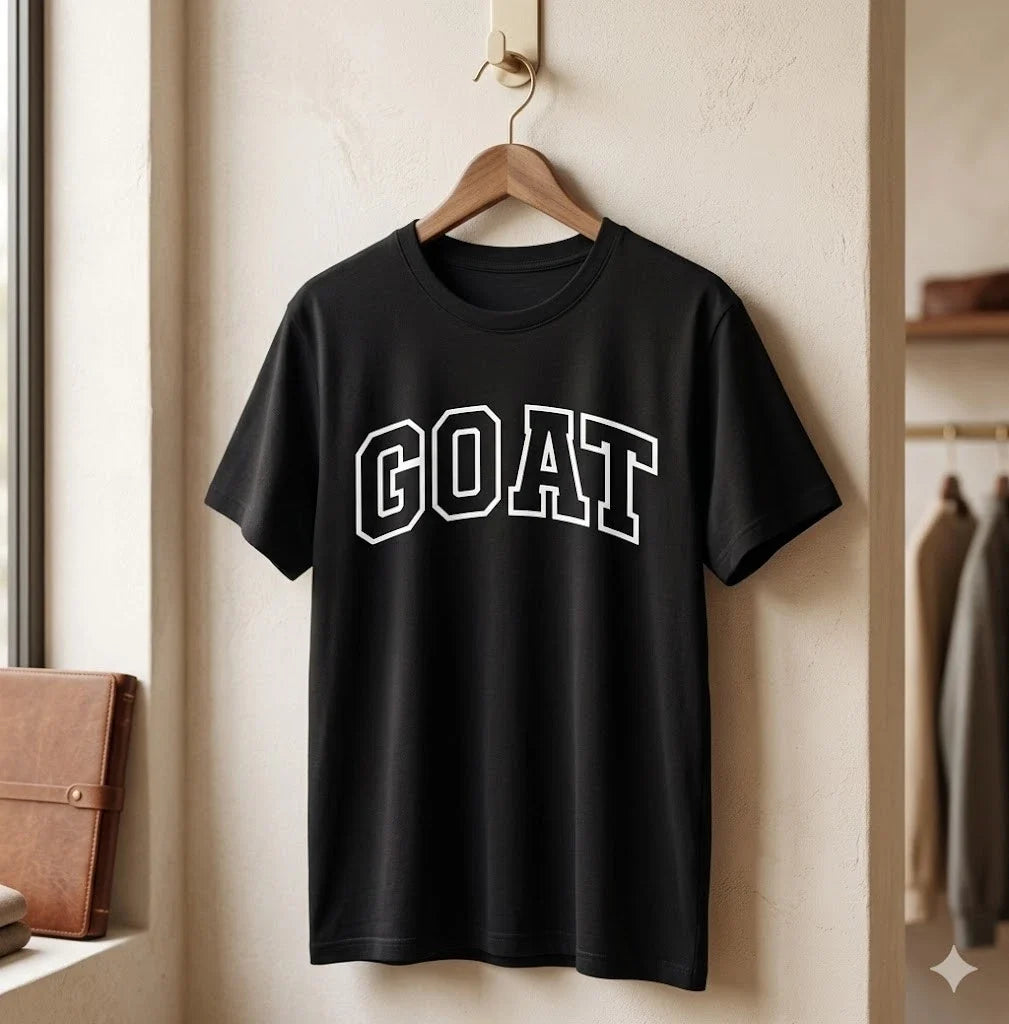 GOAT Athletic Lettering Funny Animal Lover Unisex - H278 Unisex , , , Long Sleeve Tee