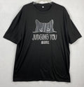 Judging You Silently T-Shirt XXL Black Poly/Spandex Funny Sarcastic READ