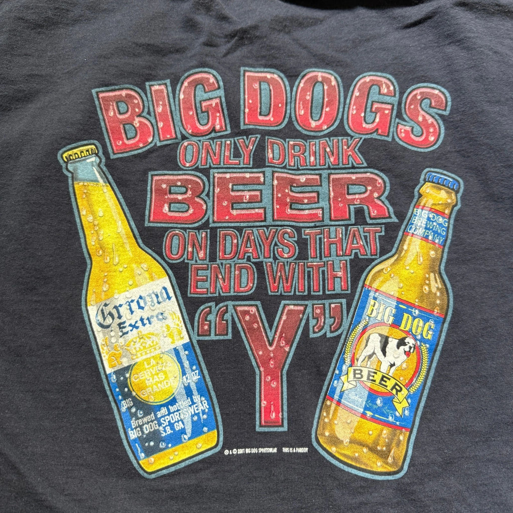 Big Dogs Shirt Mens 4XL "Only Drink Beer On Days That End With Y" Corona Party