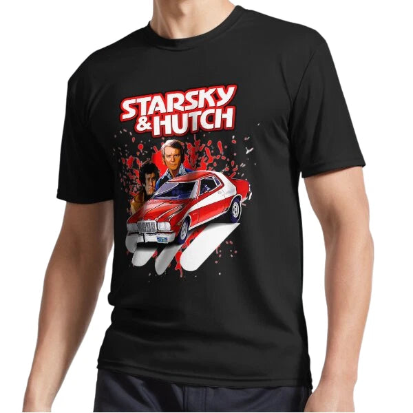 New Starsky and Hutch TV series Active Logo T-Shirt Funny Size S to 5XL