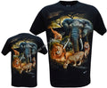 New Lion Tiger Elephant Giraffe Cute Jungle Animals T Shirt S - 3XL By Wild Unisex , , , Long Sleeve Tee